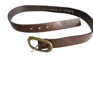 BA&SH Brown Leather Belt Size 85